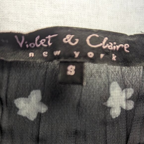 Violet and Claire NY Size Small Top Sheer - Picture 5 of 16